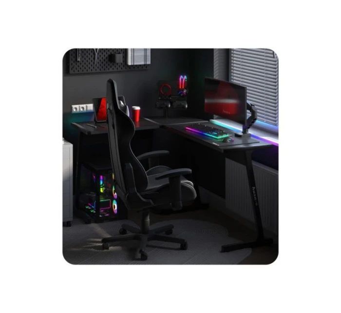 Herní stůl Hero model 21335676 Black RGB - Huzaro