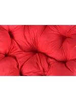 360° OTOČNÉ ZÁHRADNÉ KRESLO S ČERVENÝM VANKÚŠOM 360° OTOČNÉ ZÁHRADNÉ KRESLO S ČERVENÝM VANKÚŠOM