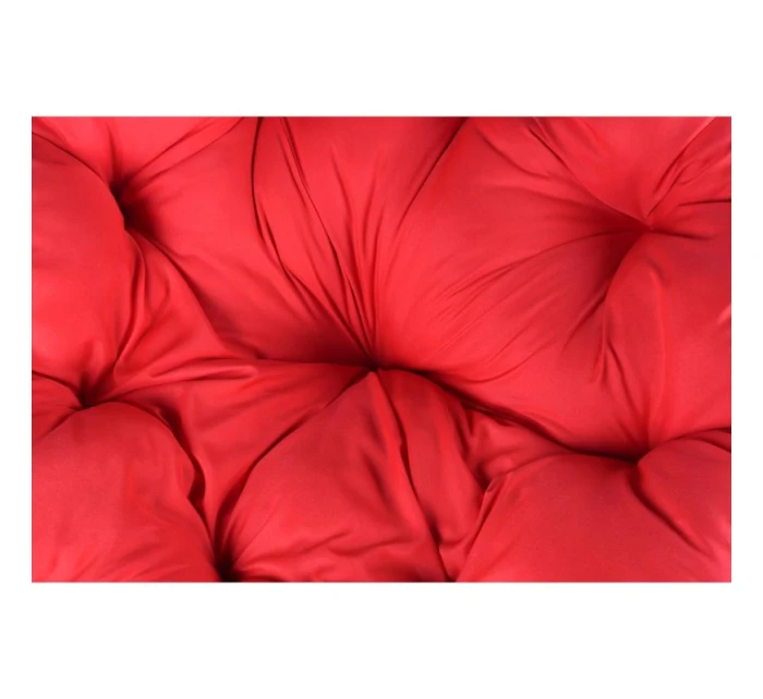 360° OTOČNÉ ZÁHRADNÉ KRESLO S ČERVENÝM VANKÚŠOM 360° OTOČNÉ ZÁHRADNÉ KRESLO S ČERVENÝM VANKÚŠOM