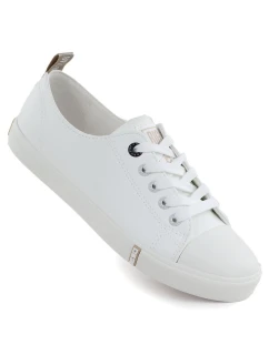 Dámske nízke tenisky z bielej ekokože Big Star TT274023