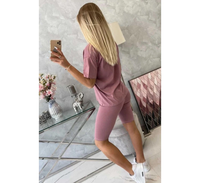 Komplet model 21753040 ciemny różowy - K-Fashion