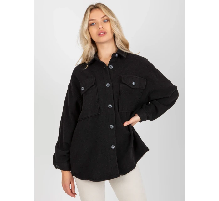 Košeľa DN KS 4005.99P čierna