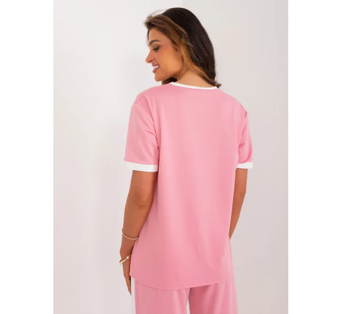 Blúzka LK BZ 509610.42 ružová Blúzka LK BZ 509610.42 ružová