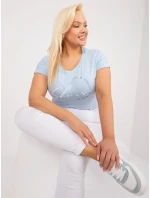 T shirt RV TS model 20080997 jasny niebieski - FPrice T shirt RV TS model 20080997 jasny niebieski - FPrice