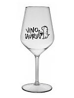 VÍNOSAURUS - číry nerozbitný pohár na víno 470 ml
