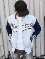 Pánska šedá mikina na zips FashionStreet BX5431 Pánska šedá mikina na zips FashionStreet BX5431