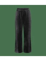 Zmyselné velúrové nohavice so širokými nohavicami 01 - BLACK - TRIUMPH BLACK - TRIUMPH