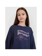 Dívčí mikina bez kapuce model 21435782 - 4F