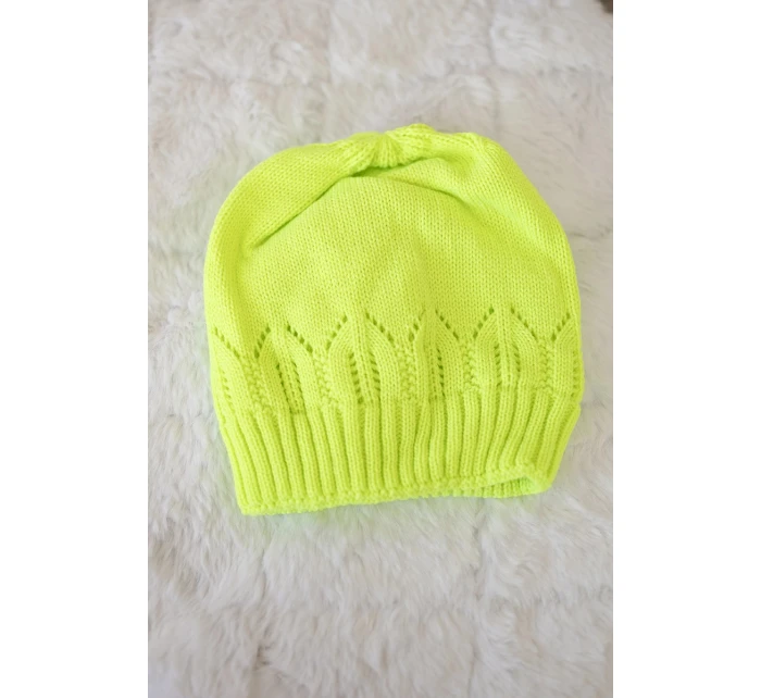 Dámska čiapka Irmina K333 green neon