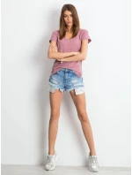 Tričko RV TS 4837.28P tmavo ružová