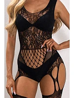 Dámský bodystocking Kelly černý - Pure Sin
