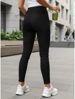 Legginsy damskie z wysokim stanem czarne model 22016688 - FashionStreet