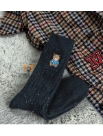 Magnetis ponožky YN5042 Medvedík melanž