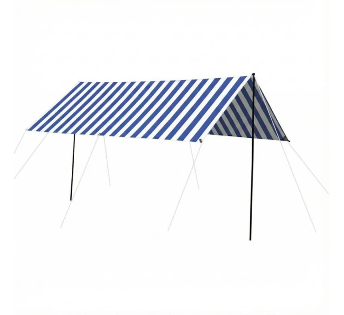 Stan so slnečnou strieškou a tyčami 3X1,7M MODRÝ Stan so slnečnou strieškou a tyčami 3X1,7M MODRÝ