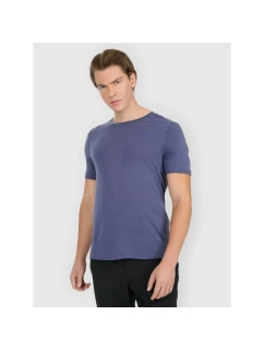 Pánske trekingové tričko z merino vlny 4F 4FWAW25TFTSM1526-32S