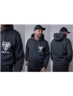 WTB mikina na zips s kapucňou námornícka modrá M