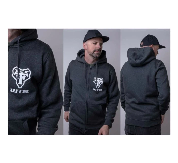 WTB mikina na zips s kapucňou námornícka modrá M