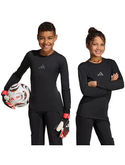 Detské brankárske tričko Adidas s dlhým rukávom, čierne KA1678 Detské brankárske tričko Adidas s dlhým rukávom, čierne KA1678