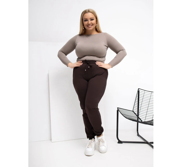 Tepláky RV DR 6301.88 tmavohnedé Tepláky RV DR 6301.88 tmavohnedé