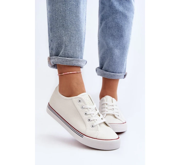 Dámské eko kožené tenisky bílé Lirean Dámské eko kožené tenisky bílé Lirean