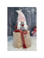 DÁMA ŠKRIATOK S HUŇATÝM KLOBÚKOM 45+36CM