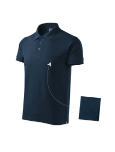 Polokošeľa Malfini Cotton M MLI-21202 navy blue