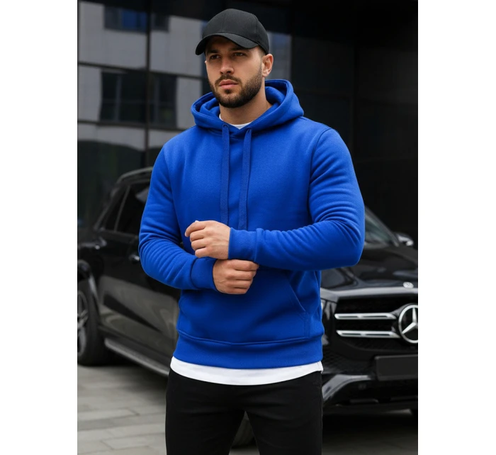 Pánska mikina s kapucňou modrá BX2392 Pánska mikina s kapucňou modrá BX2392