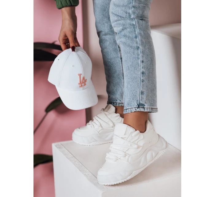 Dámské tenisky na platformě white Dstreet model 21984035 - FashionStreet