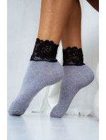 Dámske ponožky Milena 1061 Čipka