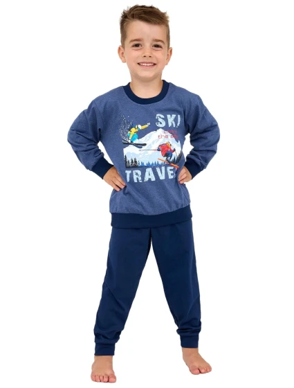 Chlapčenské pyžamo 477/158 Ski - CORNETTE Chlapčenské pyžamo 477/158 Ski - CORNETTE