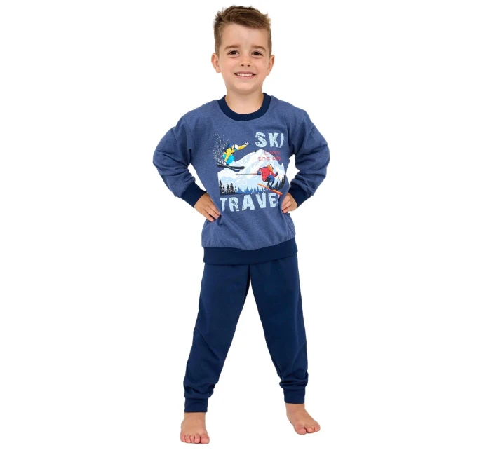 Chlapčenské pyžamo 477/158 Ski - CORNETTE Chlapčenské pyžamo 477/158 Ski - CORNETTE