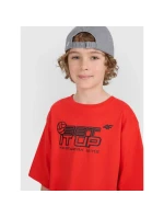 Detské tričko oversize s potlačou 4F 4FJRSS25TTSHU3296-62S Detské tričko oversize s potlačou 4F 4FJRSS25TTSHU3296-62S