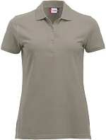 Clique Classic Marion S/S Dámske polo tričko z hrubej bavlny 67.8246 strieborné
