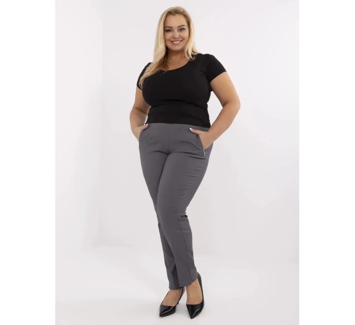 Spodnie AT SP model 21099002 grafitowy - FPrice Spodnie AT SP model 21099002 grafitowy - FPrice