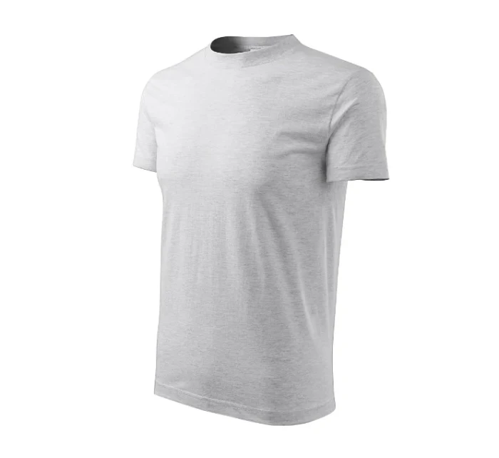 Classic tričko unisex světle šedý melír