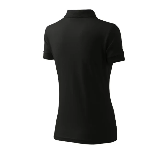 Dámska polokošeľa Pique čierna