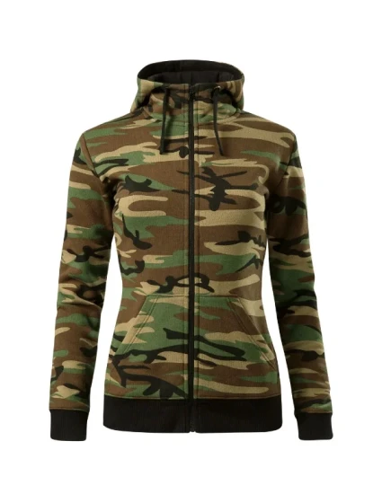 Camo Zipper mikina dámská camouflage brown Camo Zipper mikina dámská camouflage brown