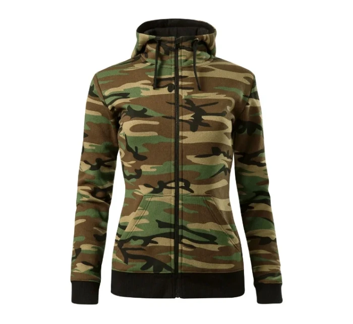 Camo Zipper mikina dámská camouflage brown Camo Zipper mikina dámská camouflage brown