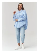 Košeľa s dlhým rukávom model 223361 Makadamia