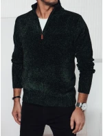 Pánsky zelený sveter FashionStreet WX2239 Pánsky zelený sveter FashionStreet WX2239