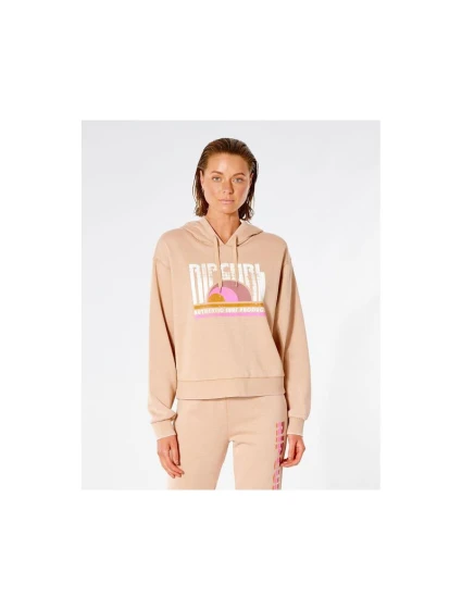 RIP CURL Wave Shapers Hoodie - hnedá