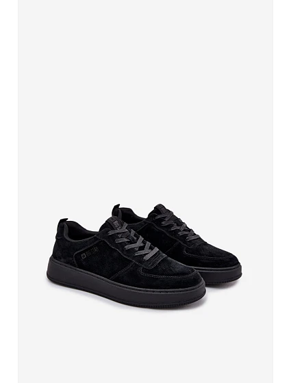 Pánské Sneakersy Na Platformě Zamszové Big Star model 21706190 Černé - Big Star Shoes