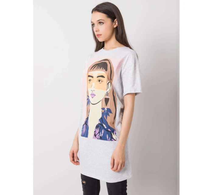 Tunika D12022O02382A svetlo šedá