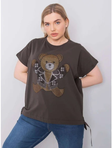 Blúzka RV BZ 6434.28P tmavá khaki