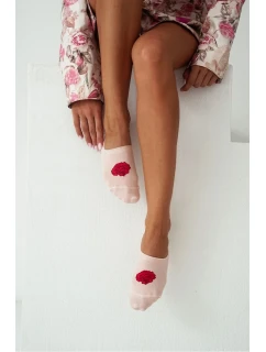 Dámske bavlnené ponožky Cotton Rose Peach Microstop