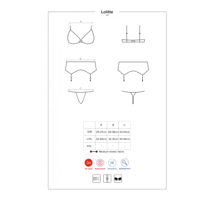 Fantastický set LOLITA set - Obsessive Fantastický set LOLITA set - Obsessive