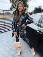 Dámsky zimný kabát ROYAL black FashionStreet TY2948