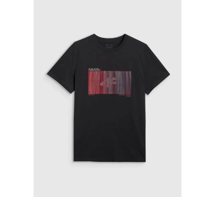 Pánske tričko s potlačou 4F 4FRAW25TTSHM3224-20S