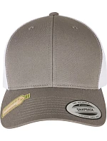 Flexfit 6606RT/6606TR 6-panelová truckerová čiapka „Recycled“ 55.06RT šedá/biela