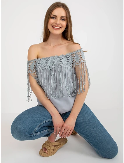 Bluzka AT BZ model 18604828 szary - FPrice